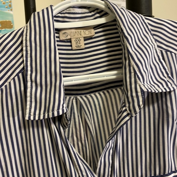 Eliana rose blue and white blouse - Picture 4 of 4